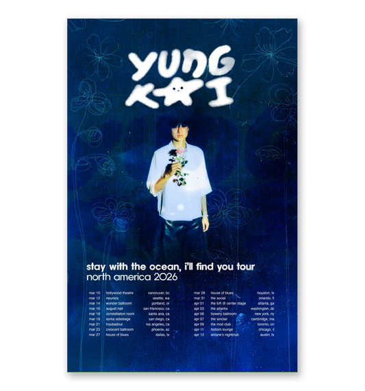 stay with the ocean tour poster