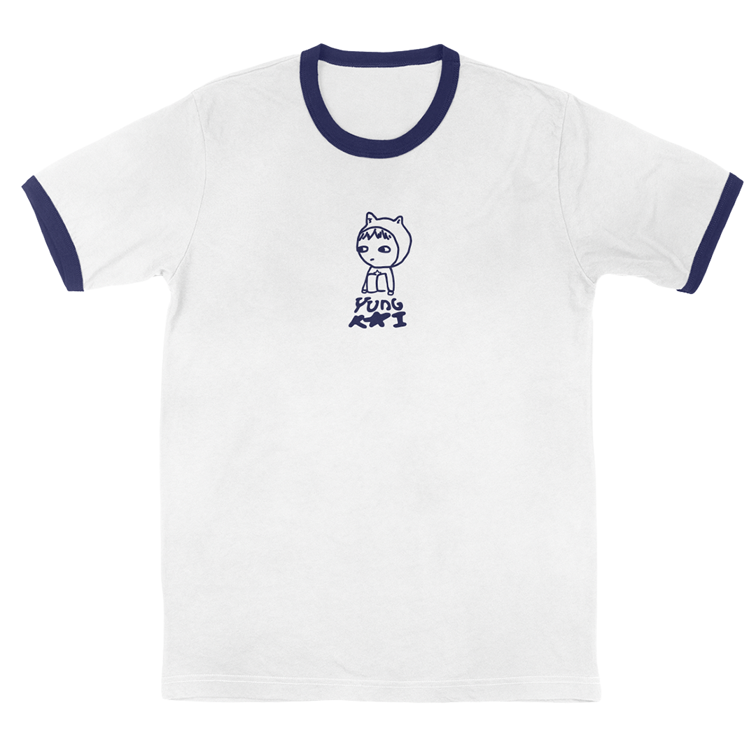 sketch ringer tee - yung kai