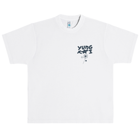 stay with the ocean tour tee - white